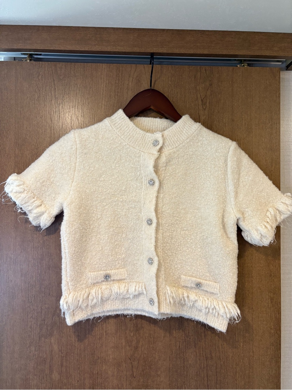 H&M cream cardigan